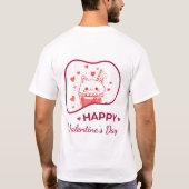 Happy Velentine's Day - Zender Whispers T-Shirt (Rückseite)