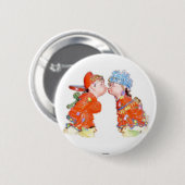 Happy Verheiratet Couple Button (Vorne & Hinten)