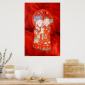 Happy Verheiratet Couple Poster (Küche)