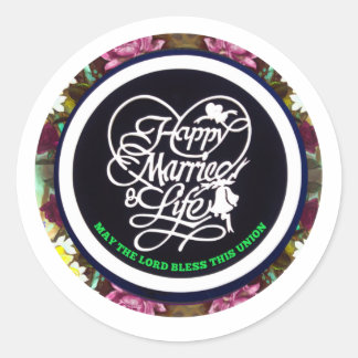 Happy Verheiratet Life Sticker