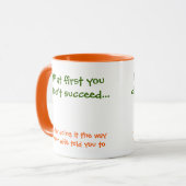 Happy Verheiratet Life Wisdom Funny Ehefrau Spaß K Tasse (Vorderseite Links)
