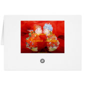 Happy Verheiratete Couple Card (Rückseite Horizontal)