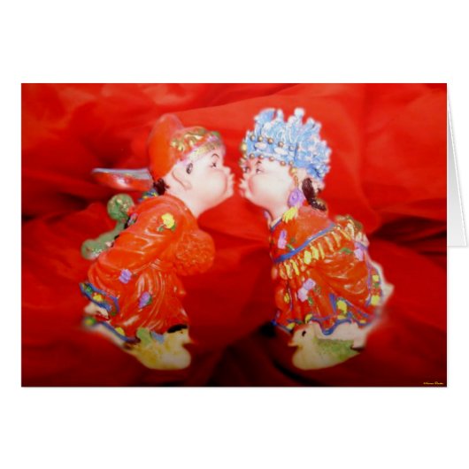 Happy Verheiratete Couple Card (Vorderseite (Horizontal))