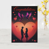 Happy Verlobung Card Karte (Gelbe Blume)