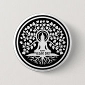 Happy Vesak Day Button (Vorderseite)