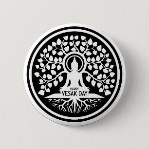Happy Vesak Day Button