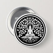 Happy Vesak Day Button (Vorne & Hinten)