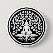 Happy Vesak Day Button (Vorderseite)