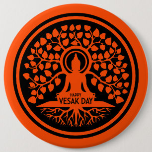 Happy Vesak Day Button