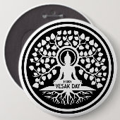Happy Vesak Day Button (Vorne & Hinten)