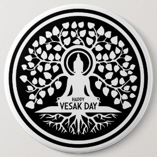 Happy Vesak Day Button