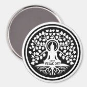 Happy Vesak Day Magnet (Vorderseite/Rückseite)