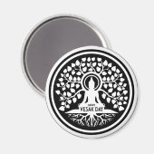 Happy Vesak Day Magnet (Vorderseite/Rückseite)