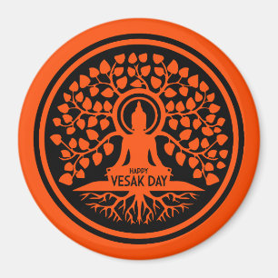 Happy Vesak Day Magnet