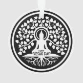 Happy Vesak Day Ornament (Rückseite)