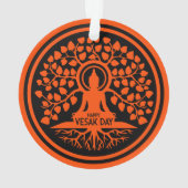 Happy Vesak Day Ornament (Rückseite)