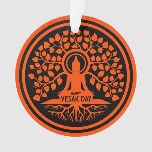 Happy Vesak Day Ornament (Vorderseite)