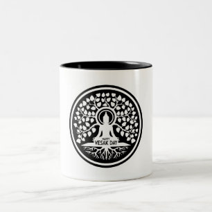Happy Vesak Day Zweifarbige Tasse