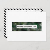 Happy Veterans Day (bokeh) Postkarte (Vorne/Hinten)