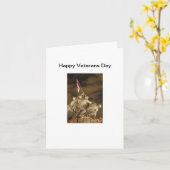 Happy Veterans Day Card Karte (Gelbe Blume)