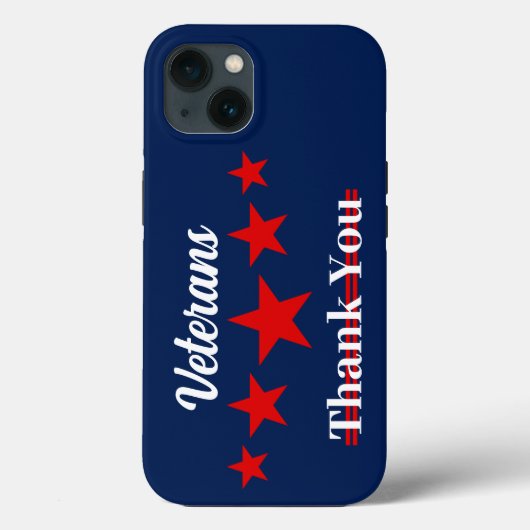 Happy Veterans Day Case-Mate iPhone Hülle (Rückseite)