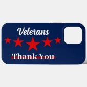 Happy Veterans Day Case-Mate iPhone Hülle (Rückseite (Horizontal))