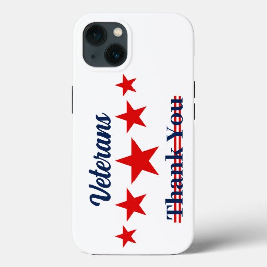 Happy Veterans Day Case-Mate iPhone Hülle (Rückseite)