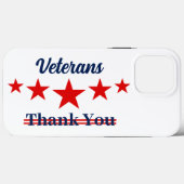 Happy Veterans Day Case-Mate iPhone Hülle (Rückseite (Horizontal))