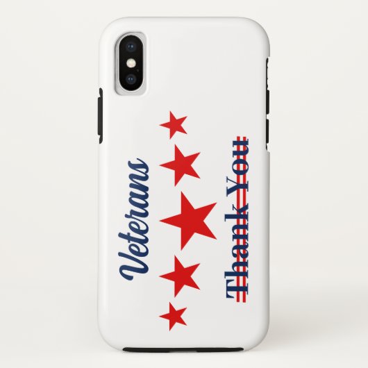 Happy Veterans Day Case-Mate iPhone Hülle (Rückseite)
