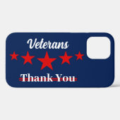 Happy Veterans Day Case-Mate iPhone Hülle (Rückseite (Horizontal))