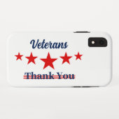Happy Veterans Day Case-Mate iPhone Hülle (Rückseite (Horizontal))