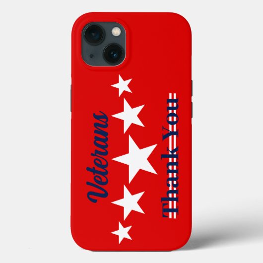 Happy Veterans Day Case-Mate iPhone Hülle (Rückseite)
