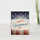 Happy Veterans Day Dankeschön Karte (Vorderseite)