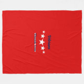 Happy Veterans Day Fleecedecke (Vorderseite (Horizontal))
