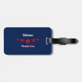 Happy Veterans Day Gepäckanhänger (Rückseite horizontal)