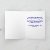 Happy Veterans Day Greeting card American Flag Karte (Innenseite)