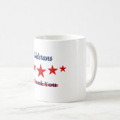 Happy Veterans Day Kaffeetasse (VorderseiteRechts)