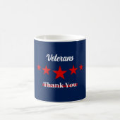 Happy Veterans Day Kaffeetasse (Mittel)
