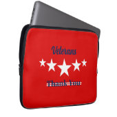 Happy Veterans Day Laptopschutzhülle (Vorne Rechts)
