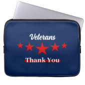 Happy Veterans Day Laptopschutzhülle (Vorderseite)