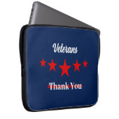 Happy Veterans Day Laptopschutzhülle (Vorne Rechts)