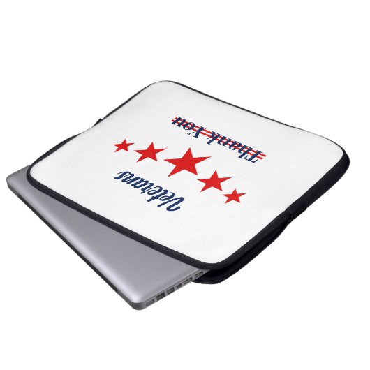 Happy Veterans Day Laptopschutzhülle (Vorne Knopf)