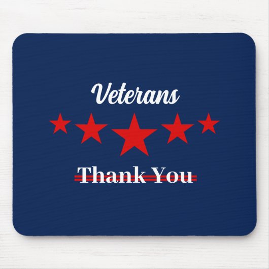 Happy Veterans Day Mousepad (Vorne)