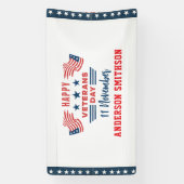 Happy Veterans Day | Patriotic Holiday Banner (Vertikal)