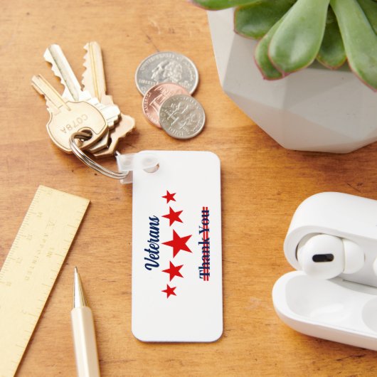 Happy Veterans Day Schlüsselanhänger (Schreibtisch)