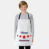 Happy Veterans Day Schürze (Getragen)