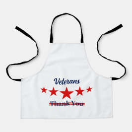 Happy Veterans Day Schürze