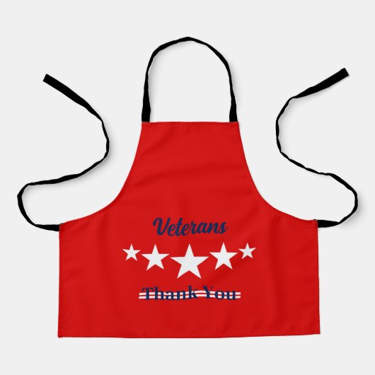 Happy Veterans Day Schürze (Vorderseite)