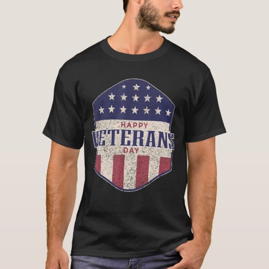 Happy Veterans Day T-Shirt (Vorderseite)