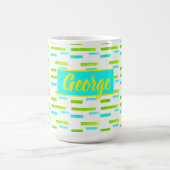 Happy Vibes George Add Your Name Coffee Tasse Cup (Mittel)